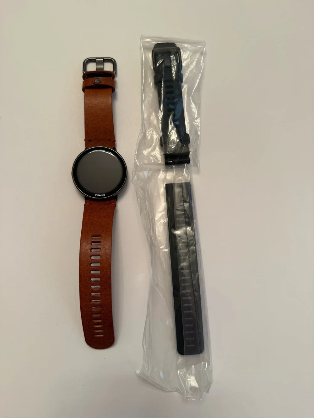 Ignite 3 Titanium Fitness Watch — Brown Leather